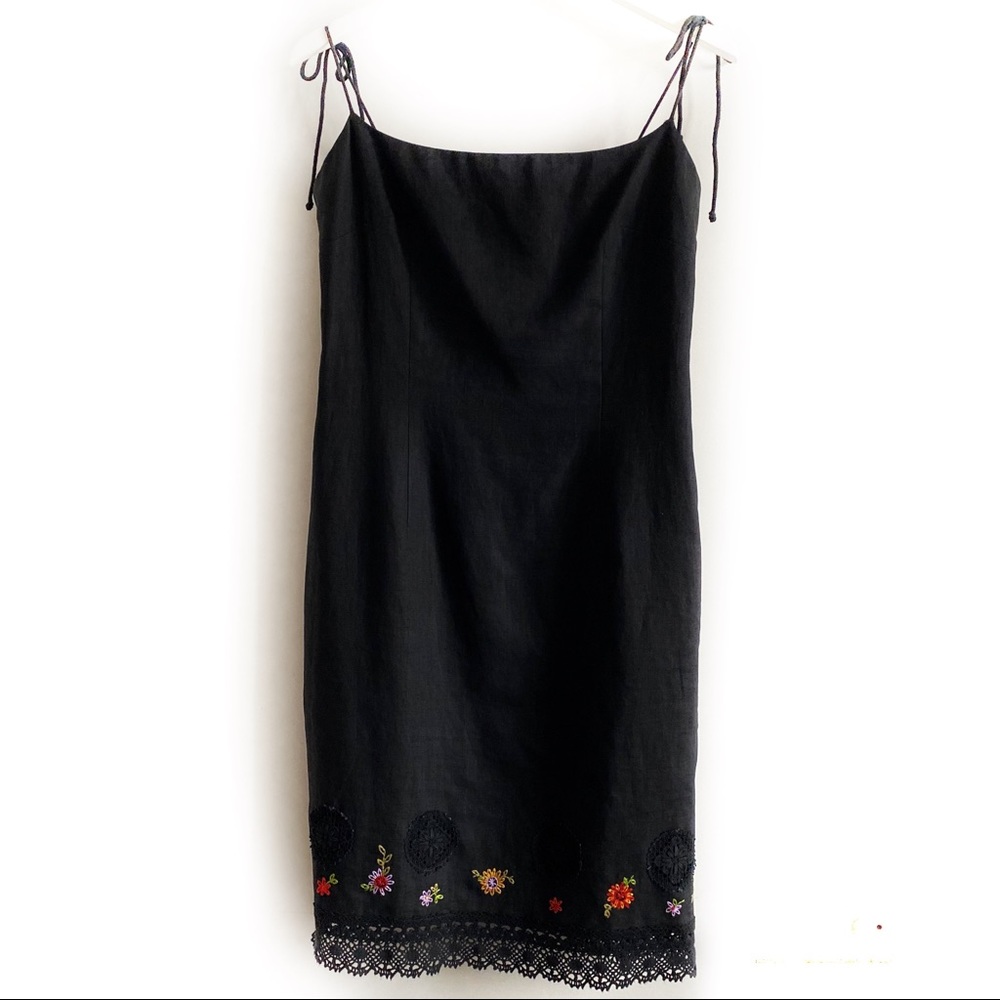 VNTG Laundry by Shelli Segal Vintage Strappy Dress